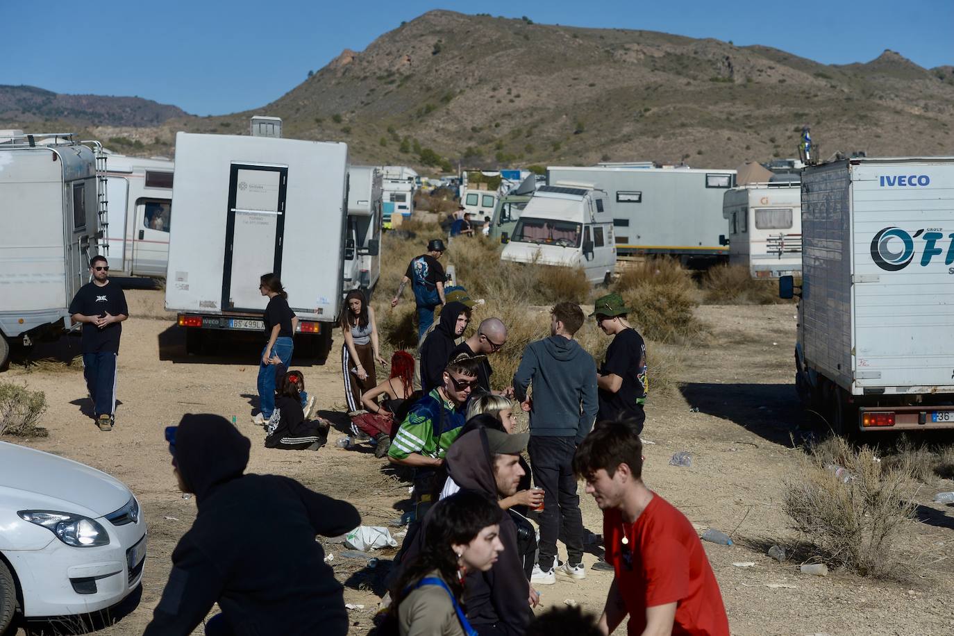 La &#039;rave&#039; de Fuente Álamo, en imágenes