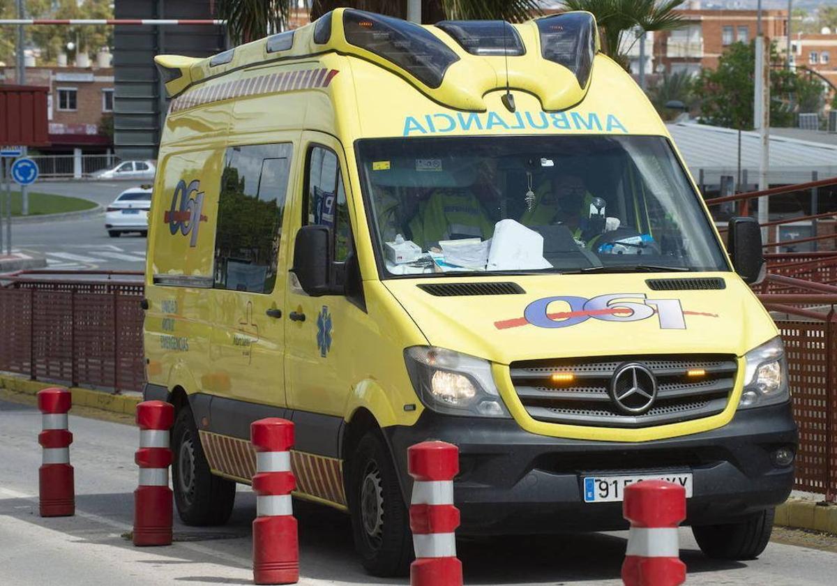 Una ambulancia en una imagen de archivo.
