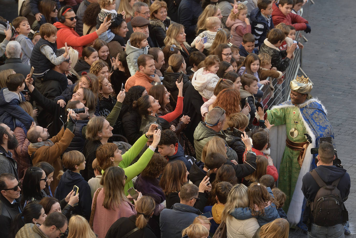 Recibimiento de los Reyes Magos en Murcia, en imágenes