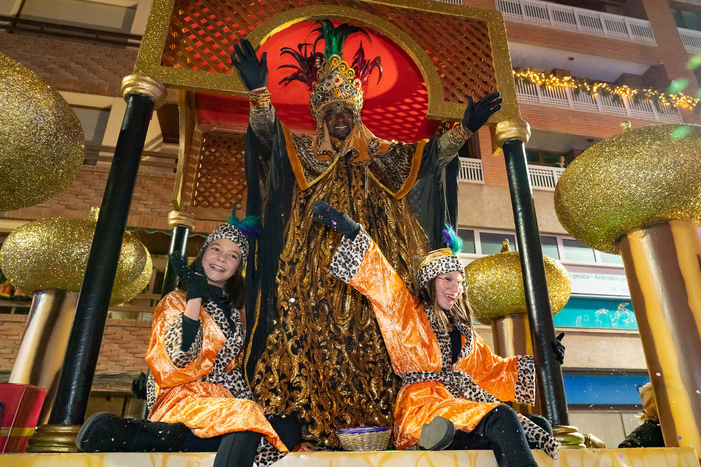 La cabalgata de los Reyes Magos de Lorca, en imágenes