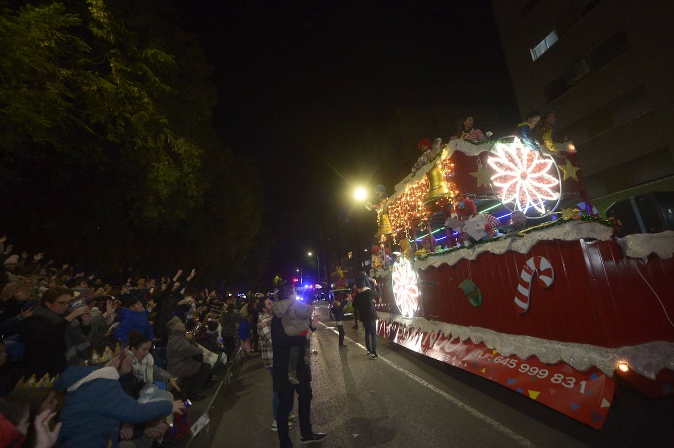 La cabalgata de los Reyes Magos de Murcia, en imágenes