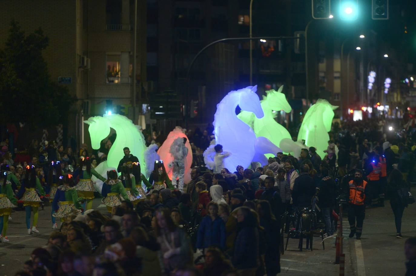 La cabalgata de los Reyes Magos de Murcia, en imágenes