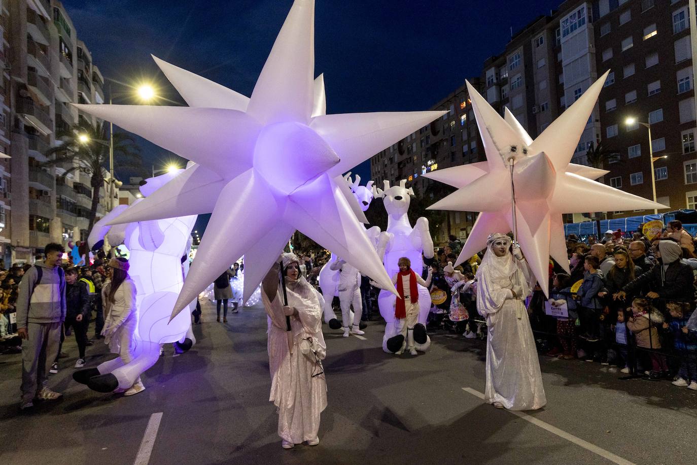 Las imágenes de la cabalgata de Reyes Magos en Cartagena