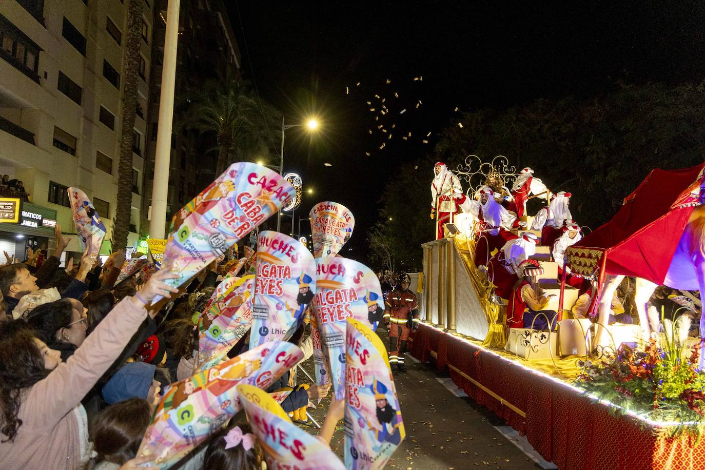 Las imágenes de la cabalgata de Reyes Magos en Cartagena