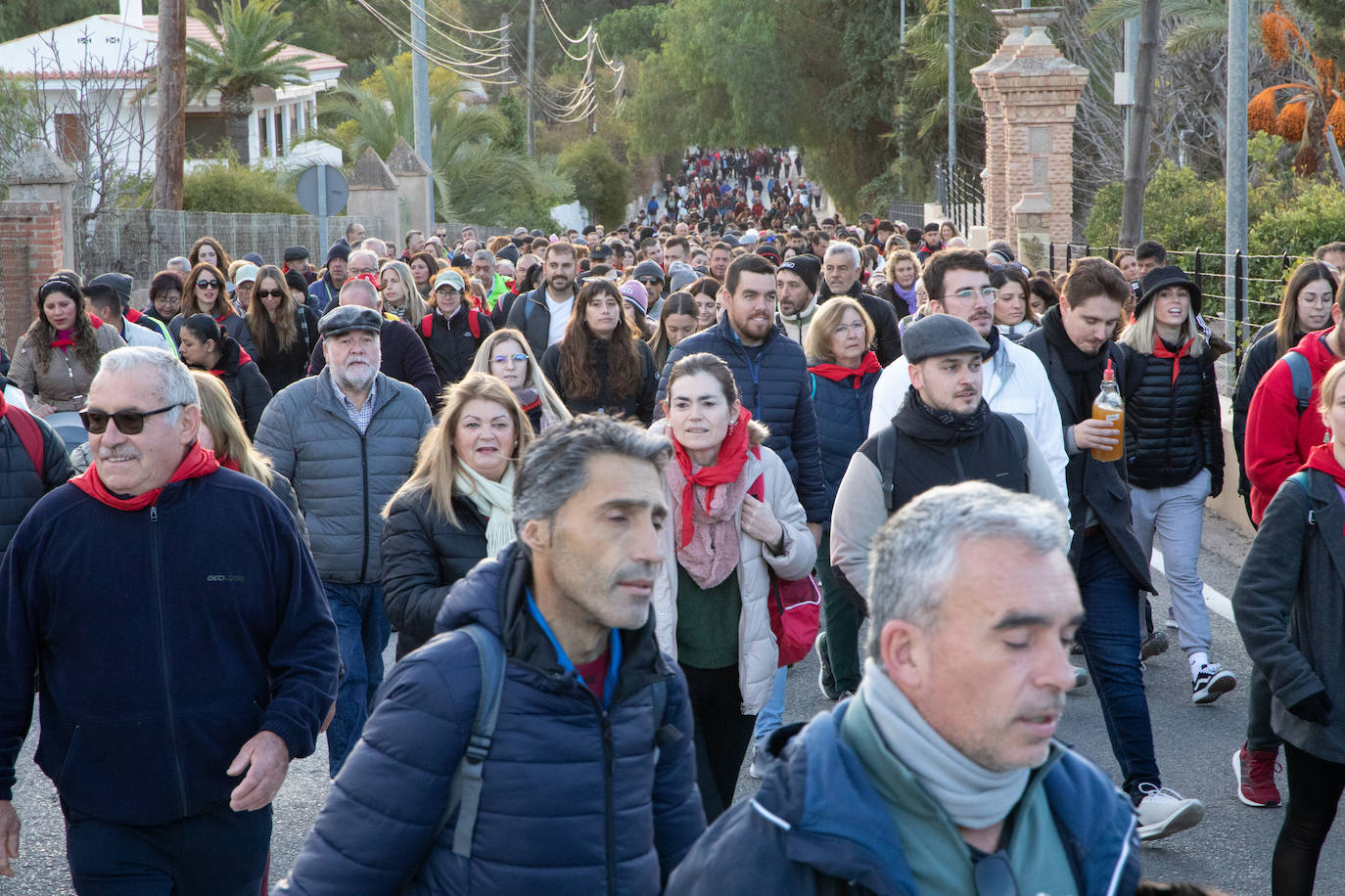 La subida de la Santa de Totana, en imágenes