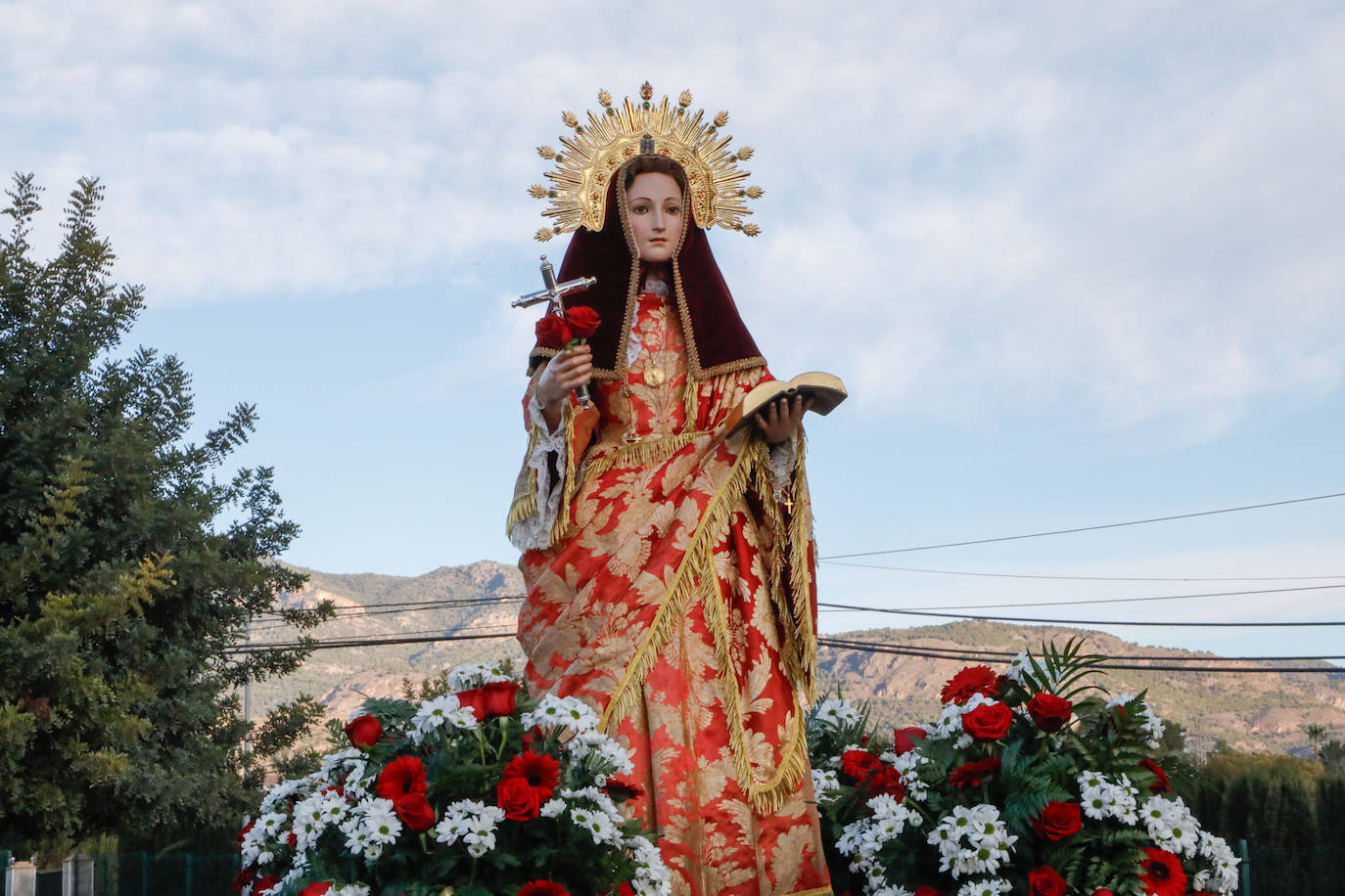 La subida de la Santa de Totana, en imágenes