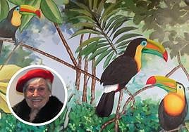 Una de las obras de Teresa Orenes que componen la muestra.