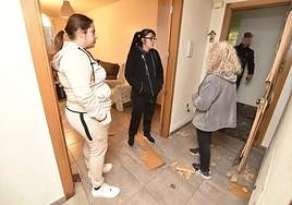 Una de las viviendas que fueron asaltadas este viernes en La Alberca.