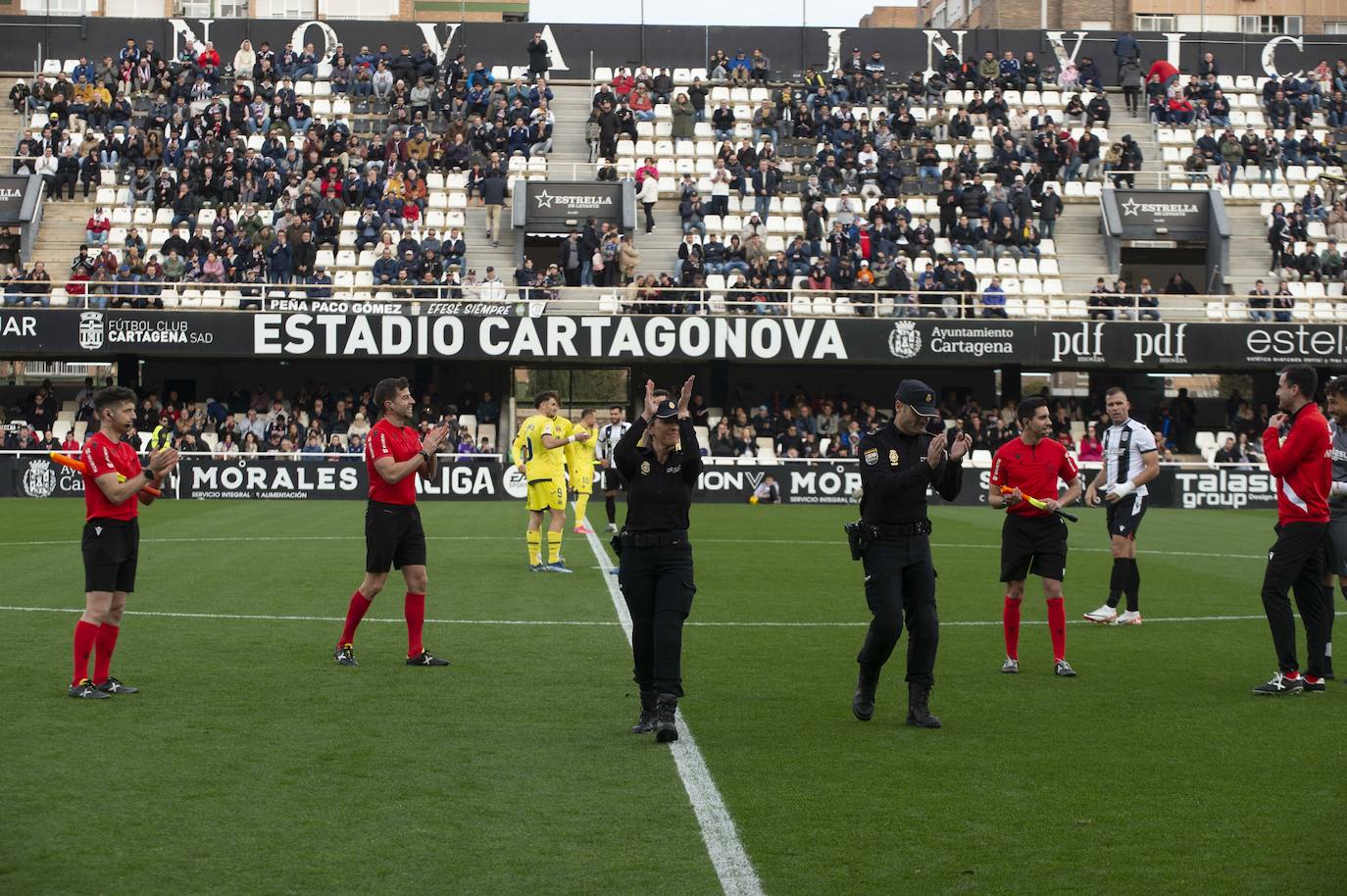 La victoria del Cartagena frente al Villarreal B, en imágenes