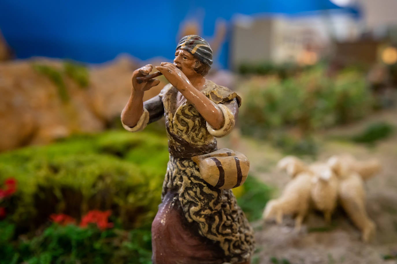 Las imágenes del belén del convento de franciscanos de Orihuela