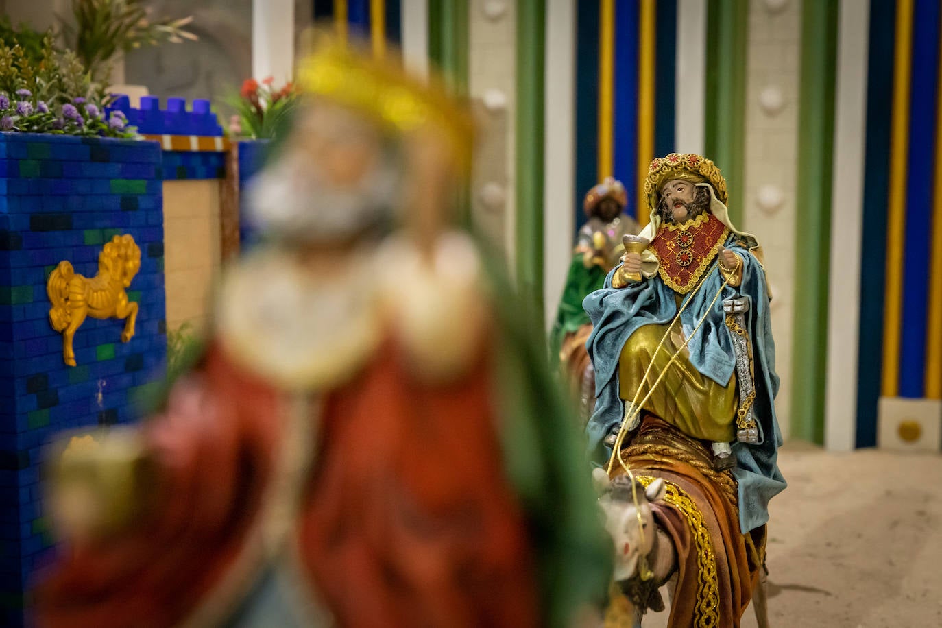 Las imágenes del belén del convento de franciscanos de Orihuela