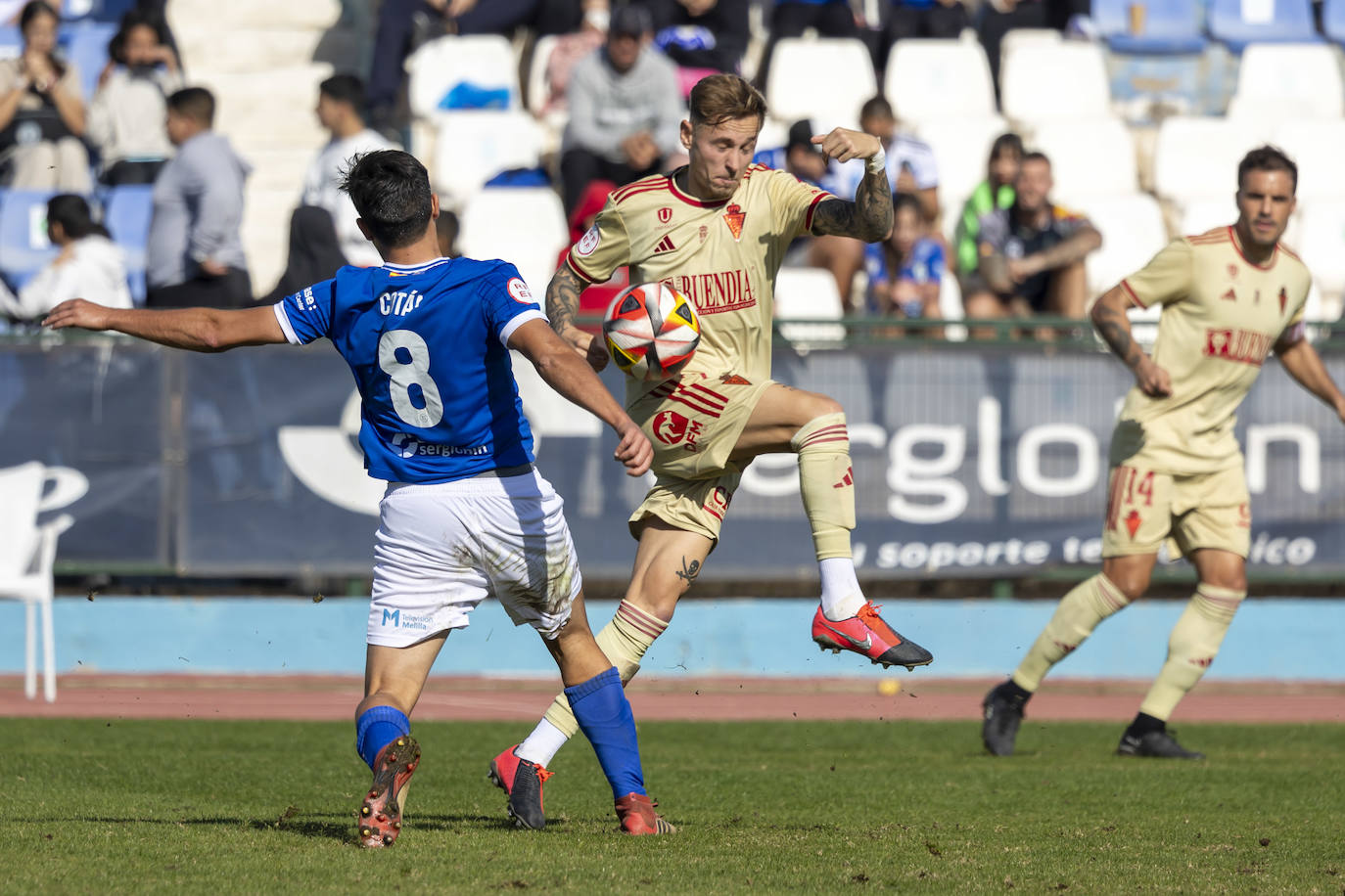 Las imágenes del partido entre el Melilla y el Real Murcia