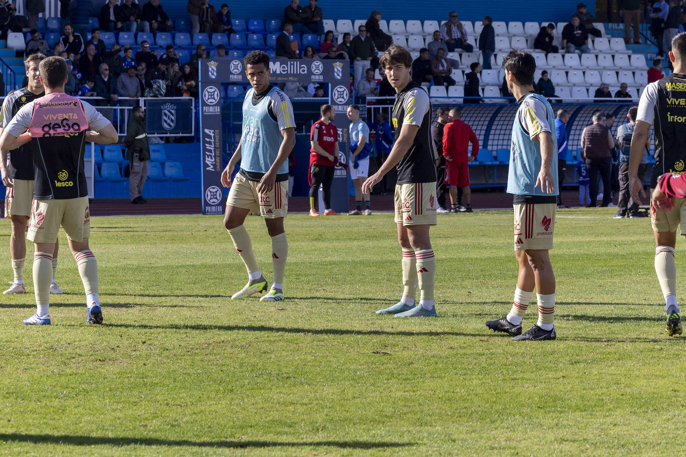 Las imágenes del partido entre el Melilla y el Real Murcia