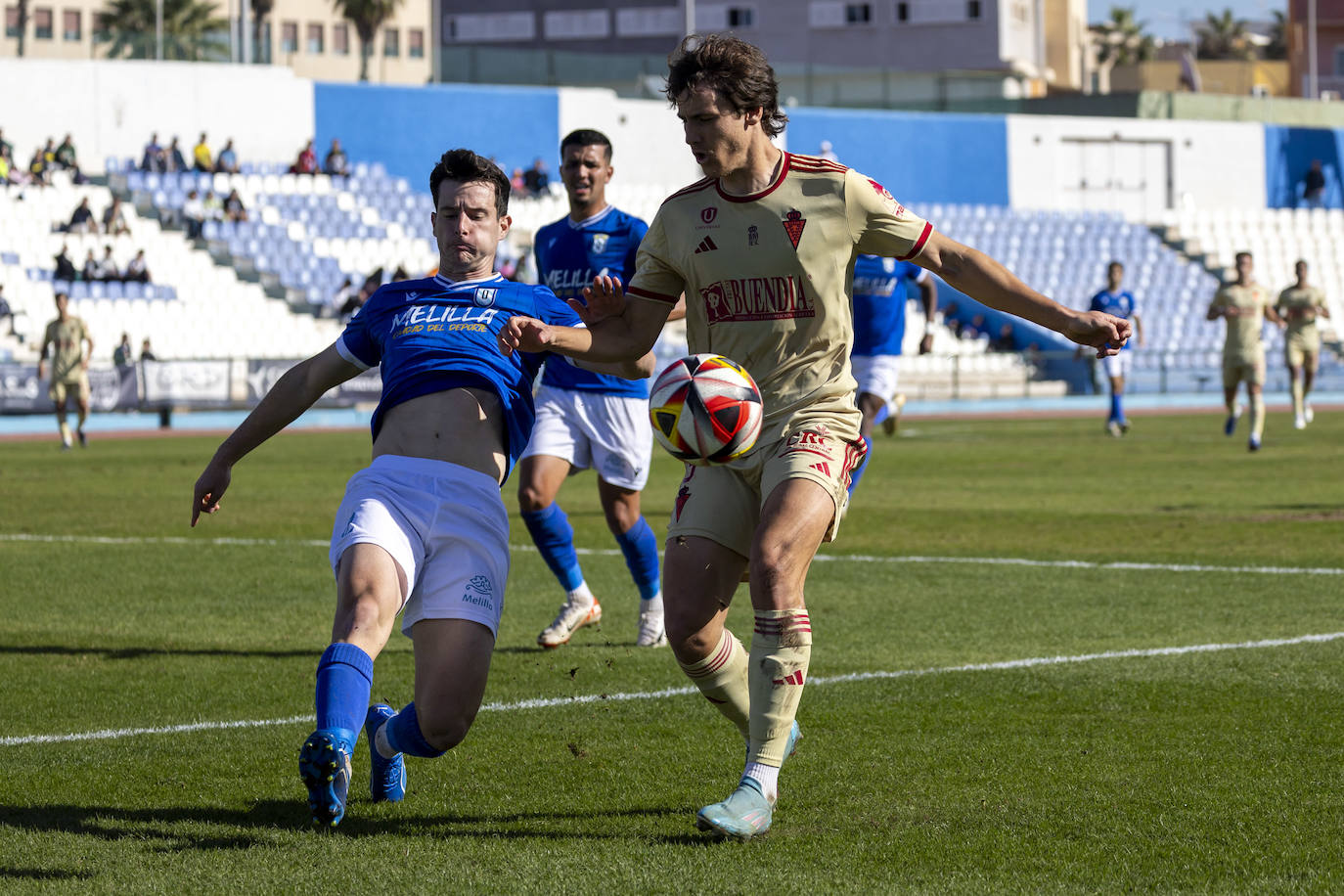 Las imágenes del partido entre el Melilla y el Real Murcia