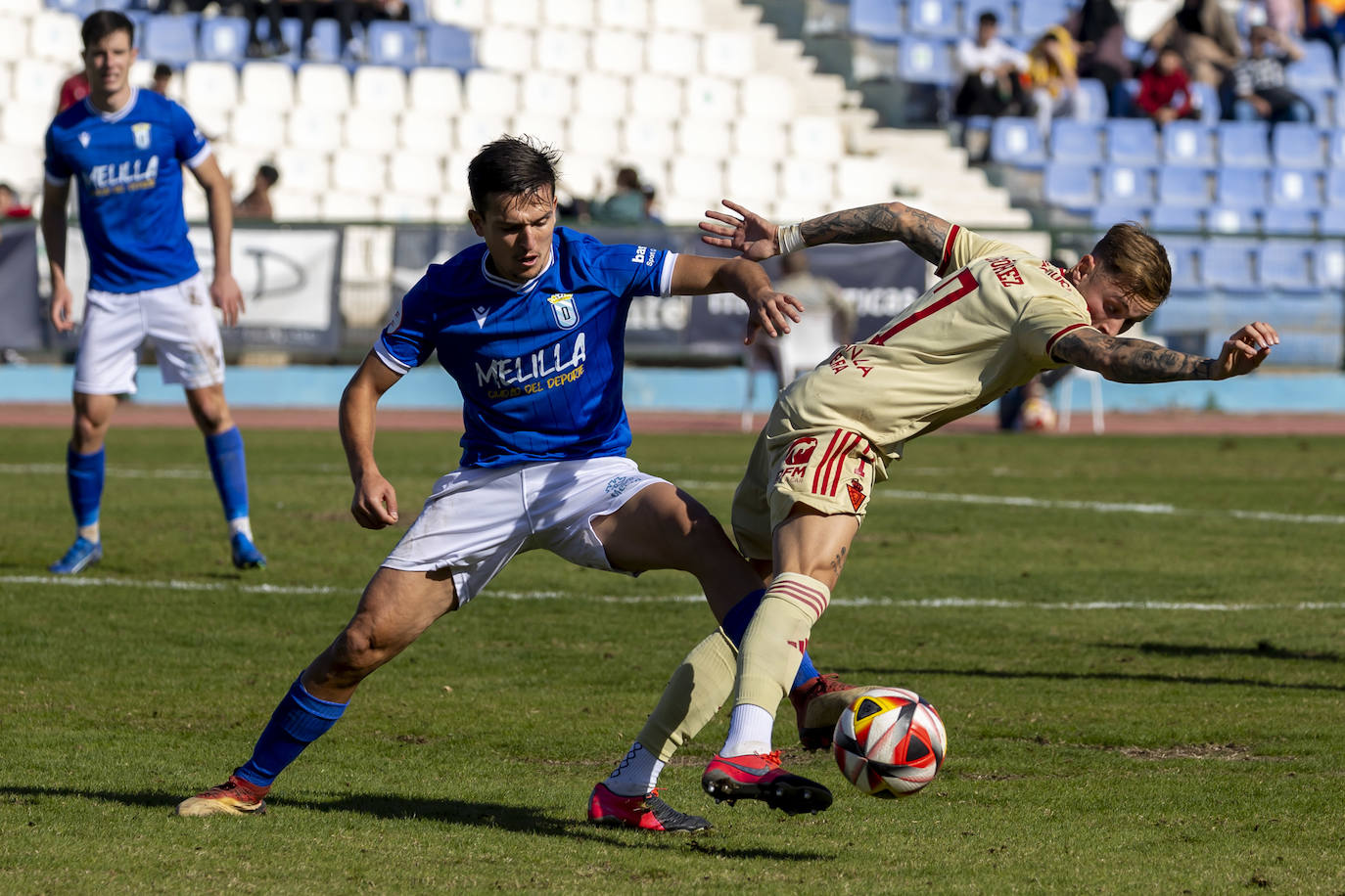 Las imágenes del partido entre el Melilla y el Real Murcia