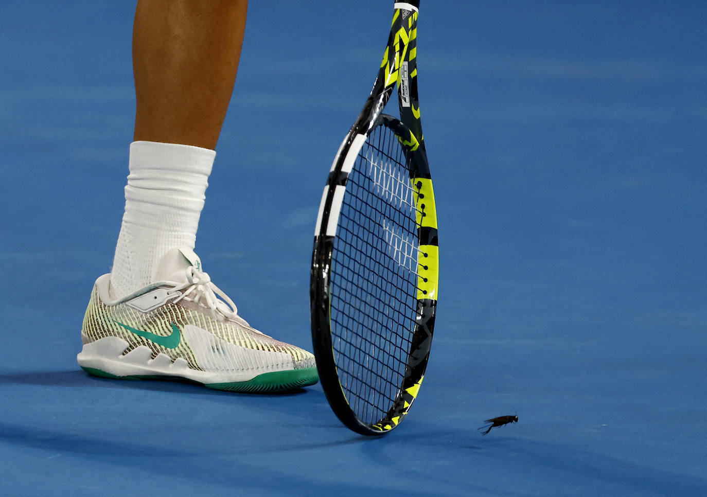 La victoria de Carlos Alcaraz ante Richard Gasquet en el Abierto de Australia, en imágenes