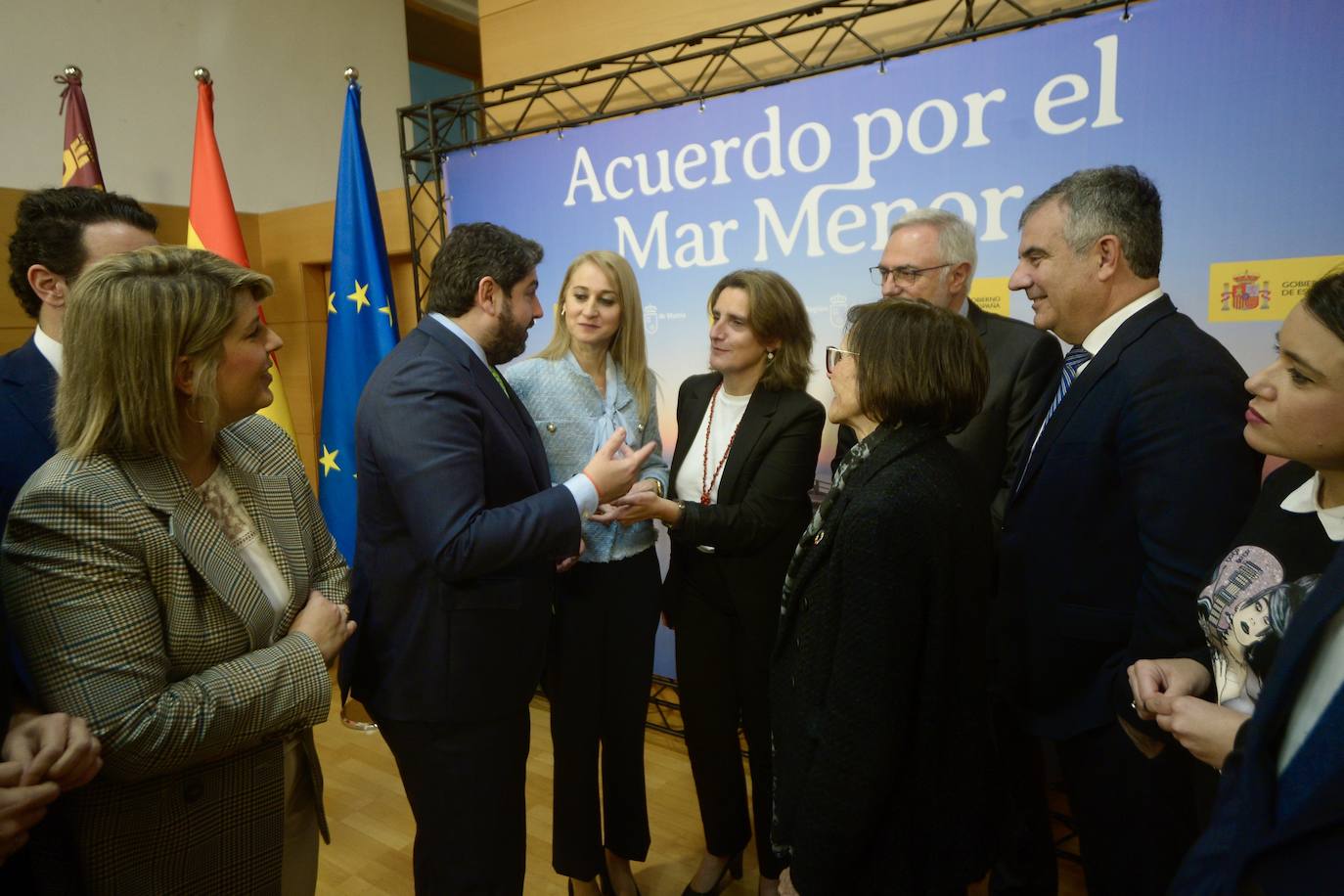 La firma de la Comisión Interadministrativa del Mar Menor, en imágenes