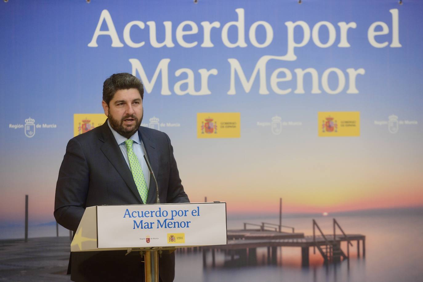 La firma de la Comisión Interadministrativa del Mar Menor, en imágenes