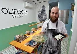 El chef Pablo Olivares Larrosa, en el espacio de La Mesa.
