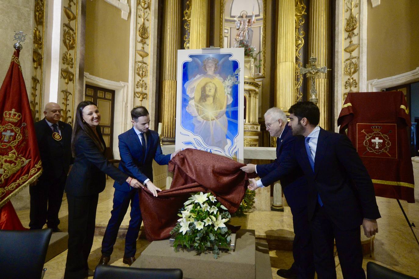 La presentación del cartel de la Semana Santa de Murcia 2024, en imágenes
