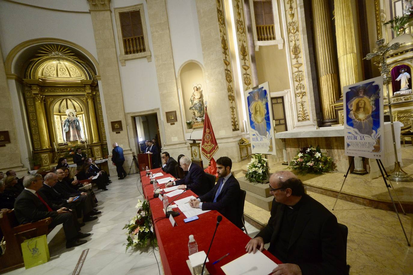 La presentación del cartel de la Semana Santa de Murcia 2024, en imágenes