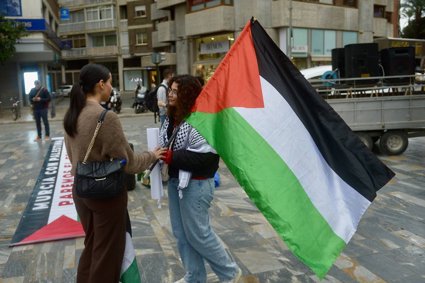 En imágenes: manifestación por Palestina en Murcia