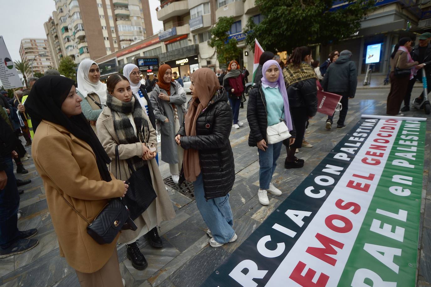 En imágenes: manifestación por Palestina en Murcia