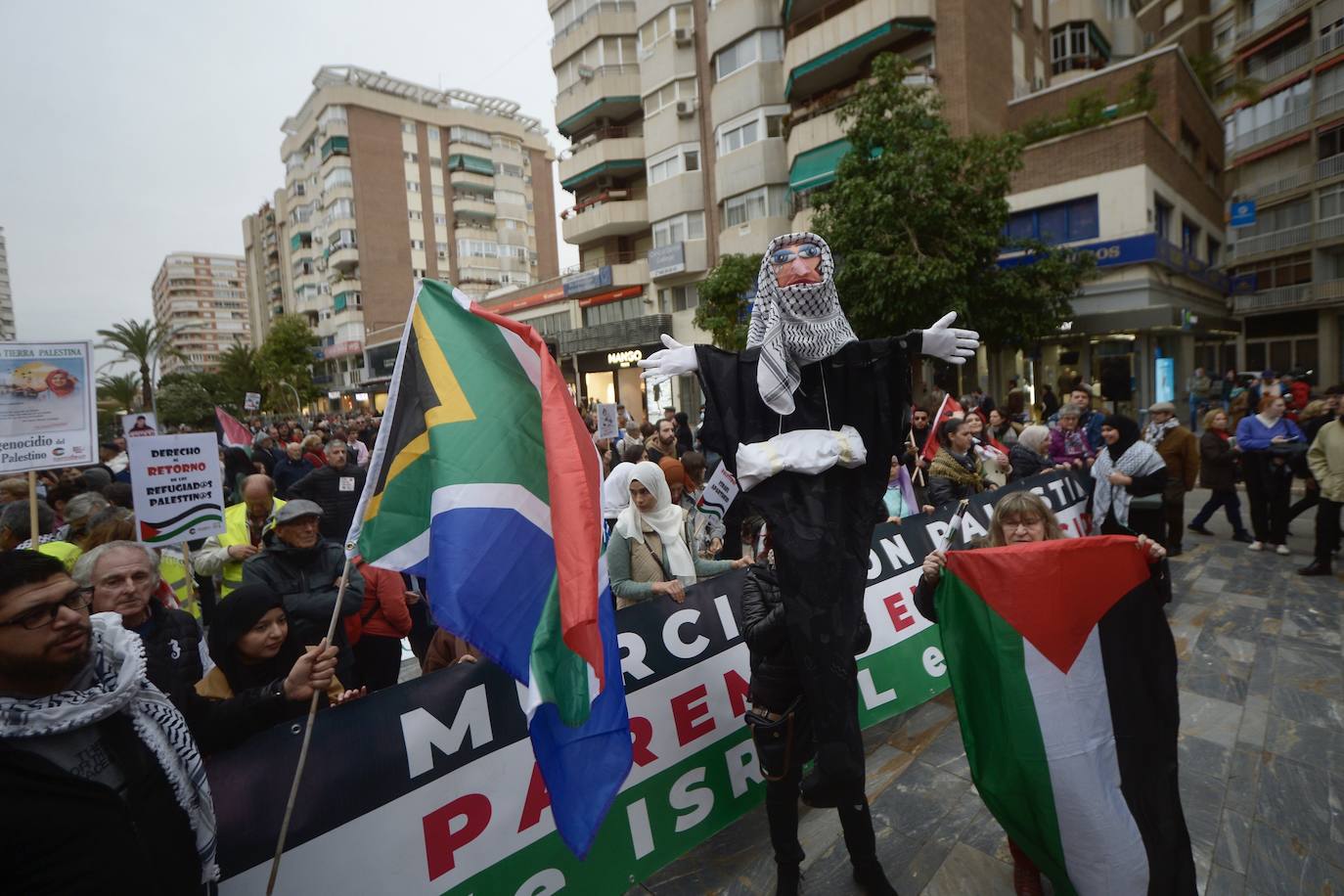 En imágenes: manifestación por Palestina en Murcia