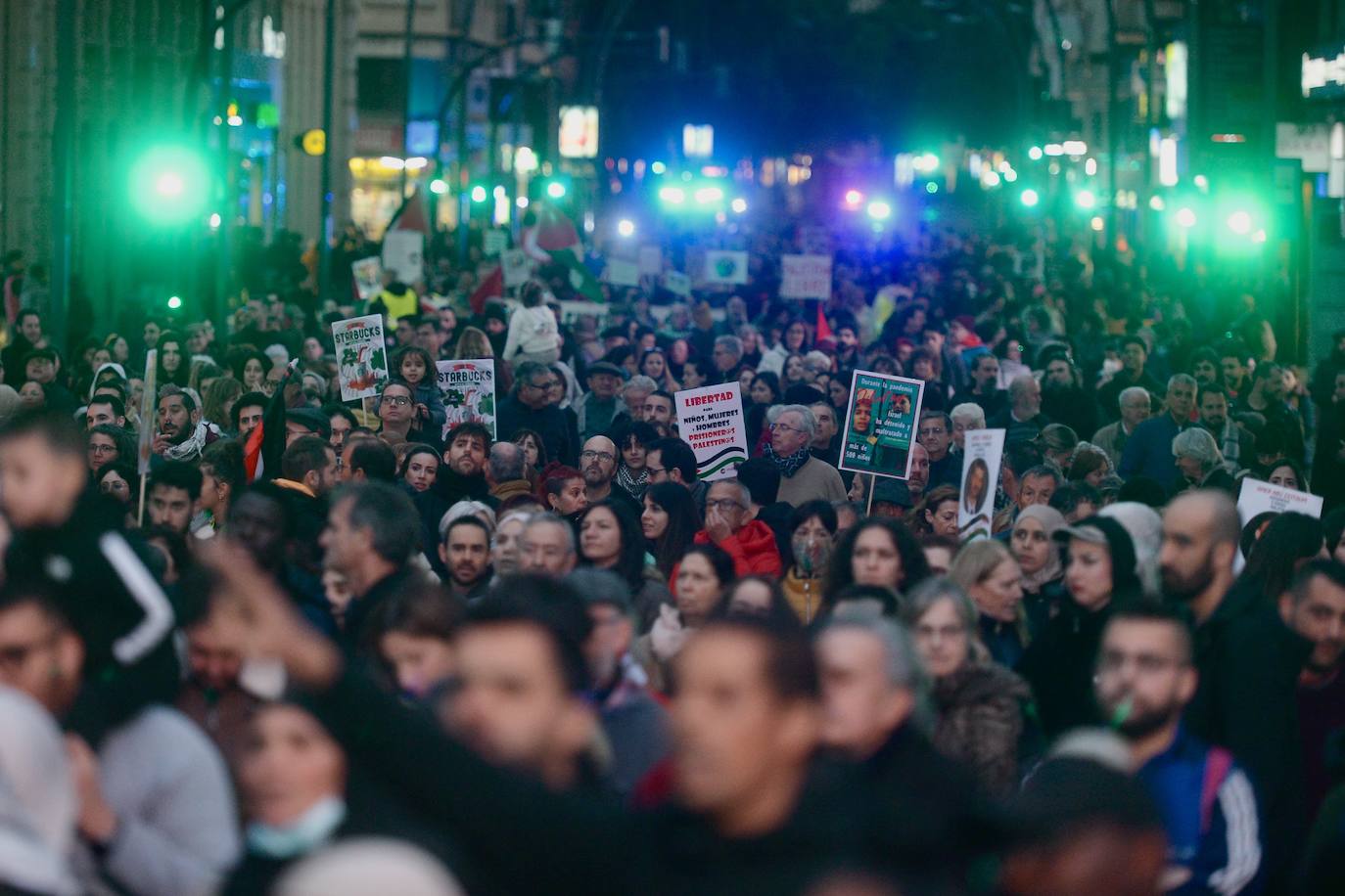 En imágenes: manifestación por Palestina en Murcia