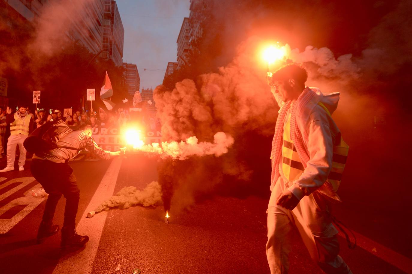En imágenes: manifestación por Palestina en Murcia