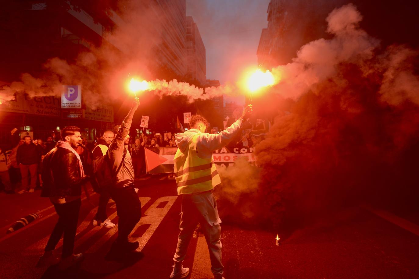 En imágenes: manifestación por Palestina en Murcia