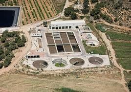 Instalaciones de la estación depuradora de Orihuela Costa.