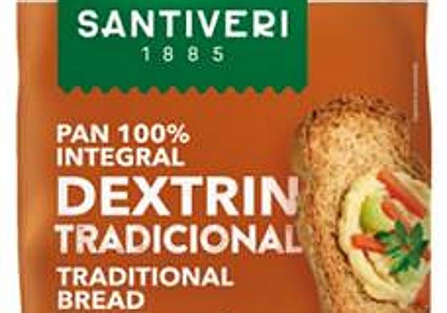 El pan integral de la marca Santiveri retirado del mercado.