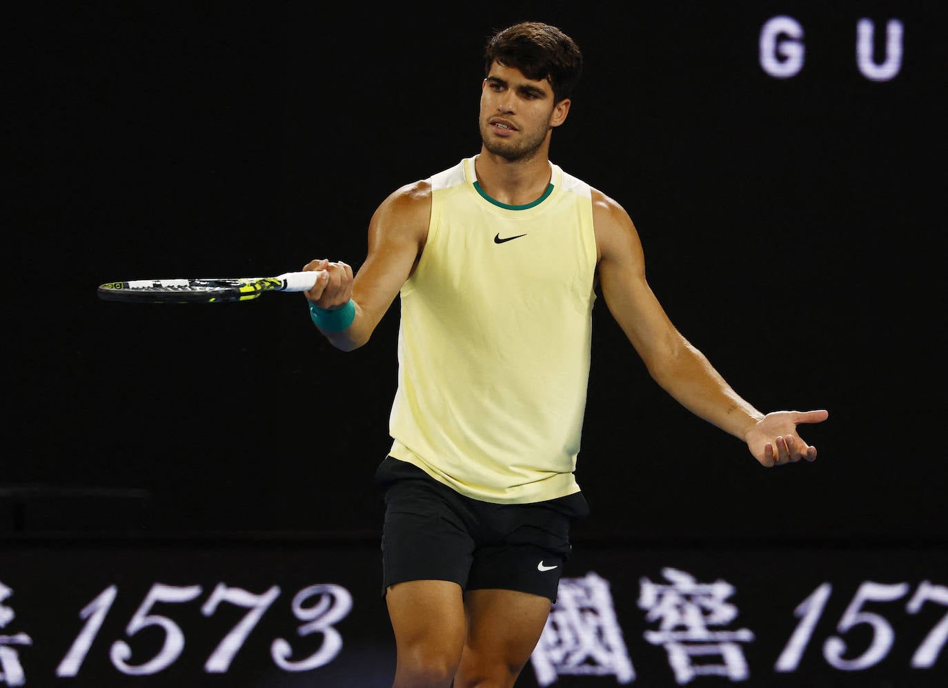 La derrota de Alcaraz ante Zverev en el Open de Australia, en imágenes