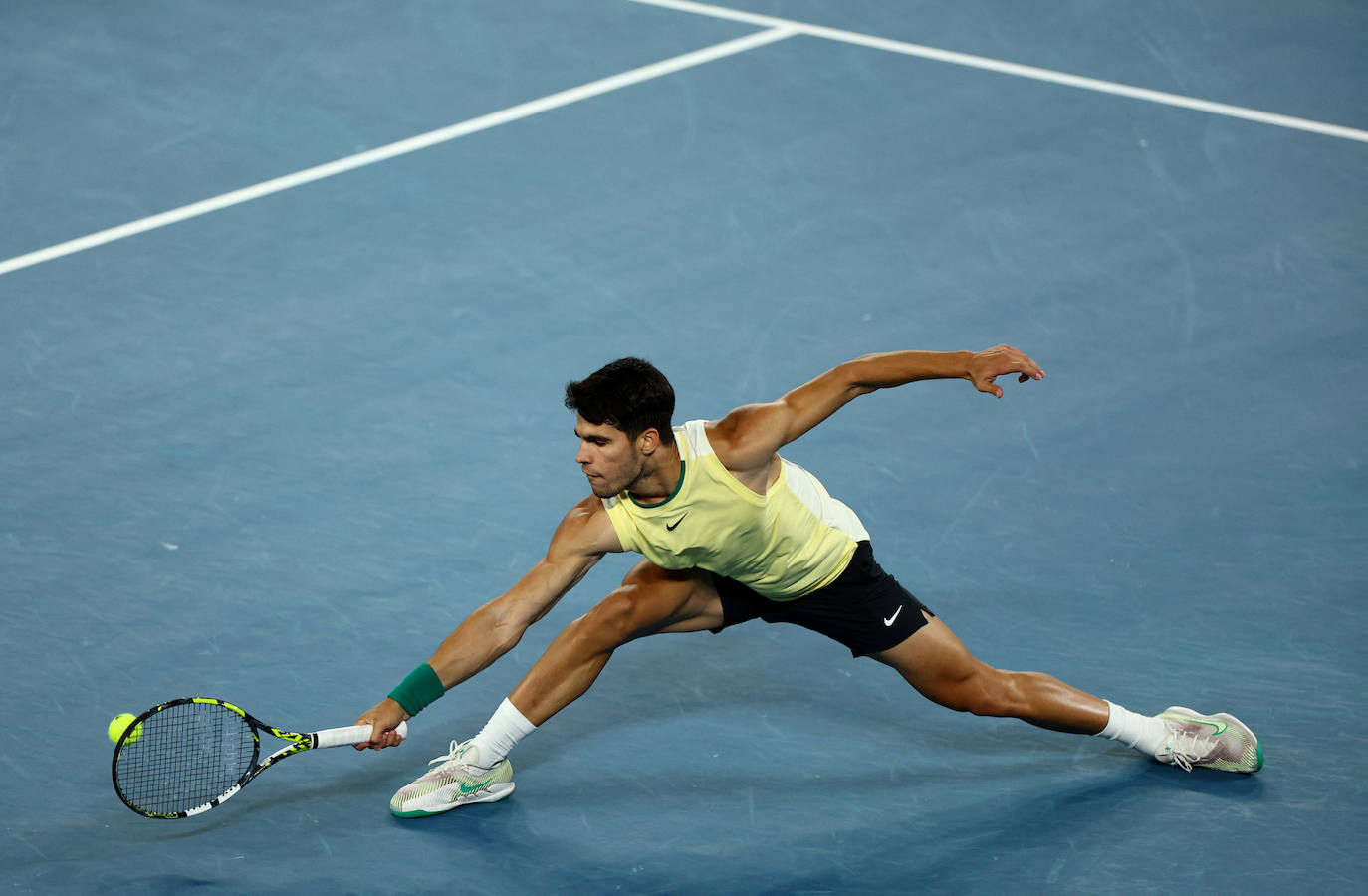 La derrota de Alcaraz ante Zverev en el Open de Australia, en imágenes