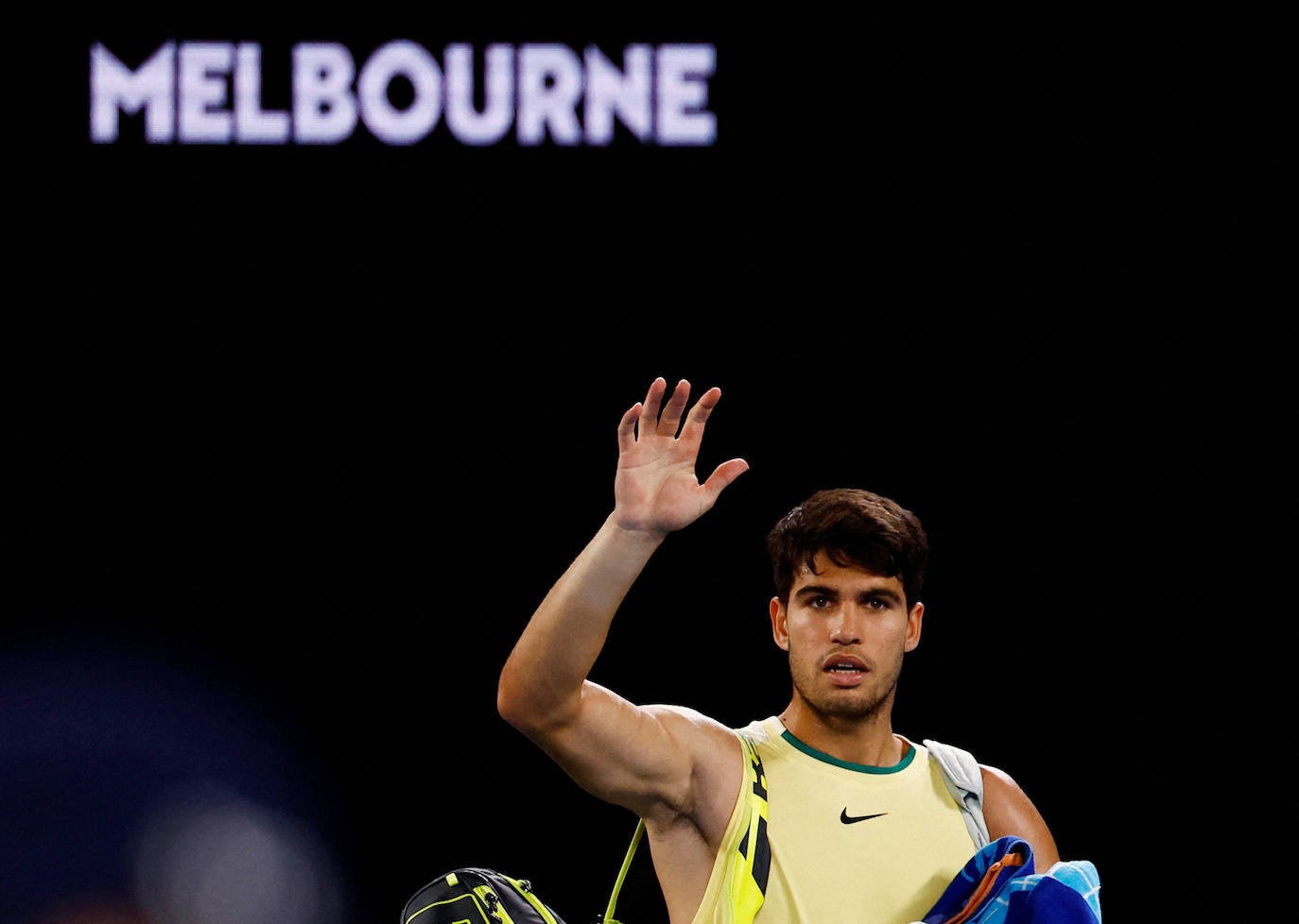 La derrota de Alcaraz ante Zverev en el Open de Australia, en imágenes