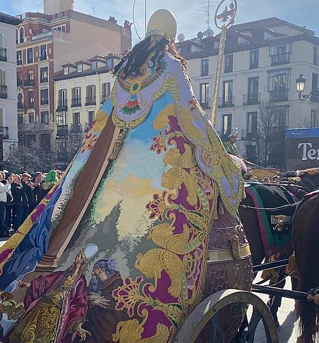 Biga del rey Asuero del Paso Blanco de Lorca en Madrid.