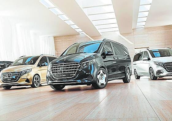 La nueva gama de monovolúmenes Clase V y EQV.