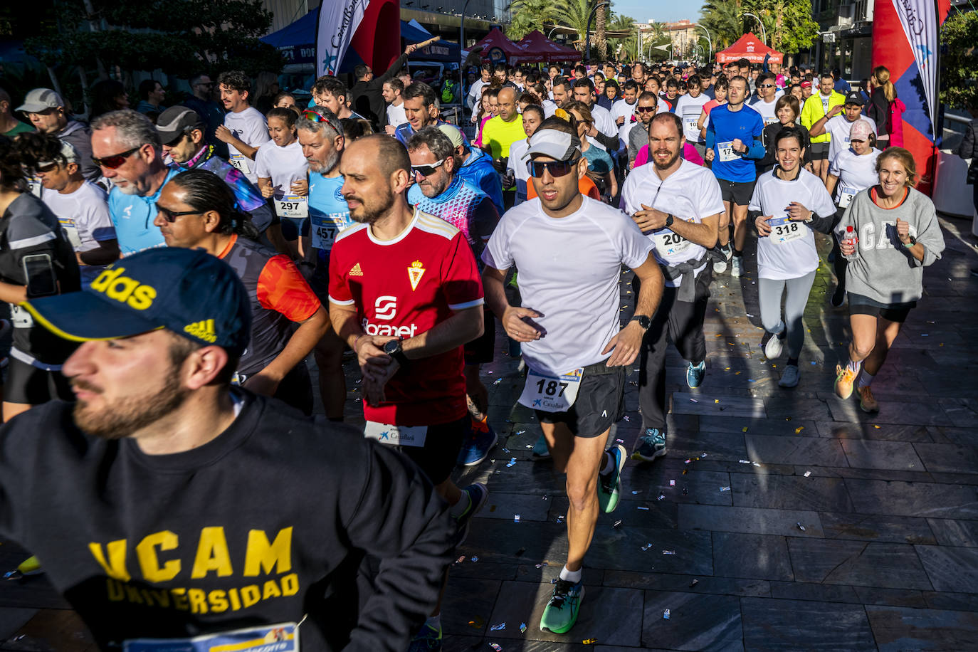 Marcha solidaria en Murcia