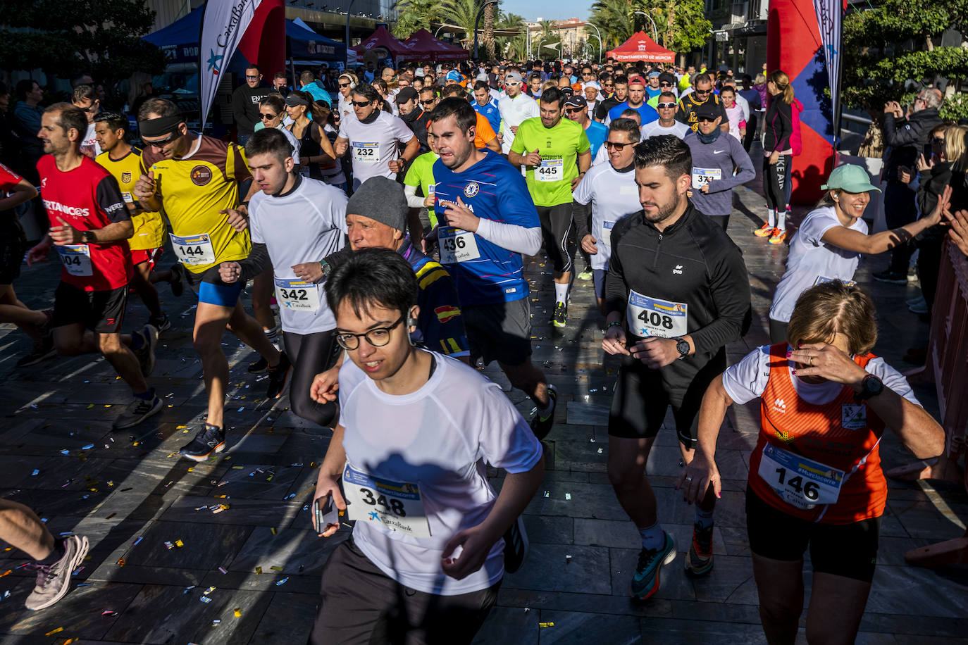 Marcha solidaria en Murcia