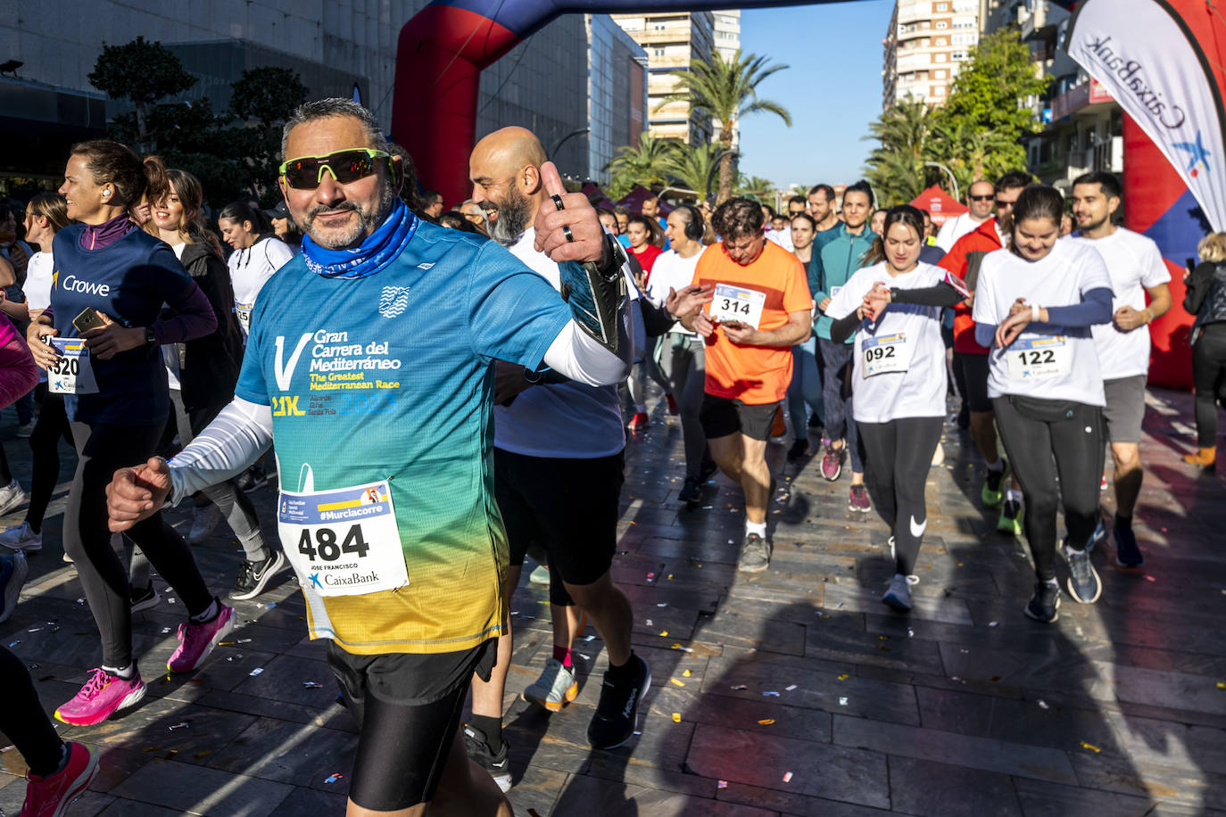 Marcha solidaria en Murcia