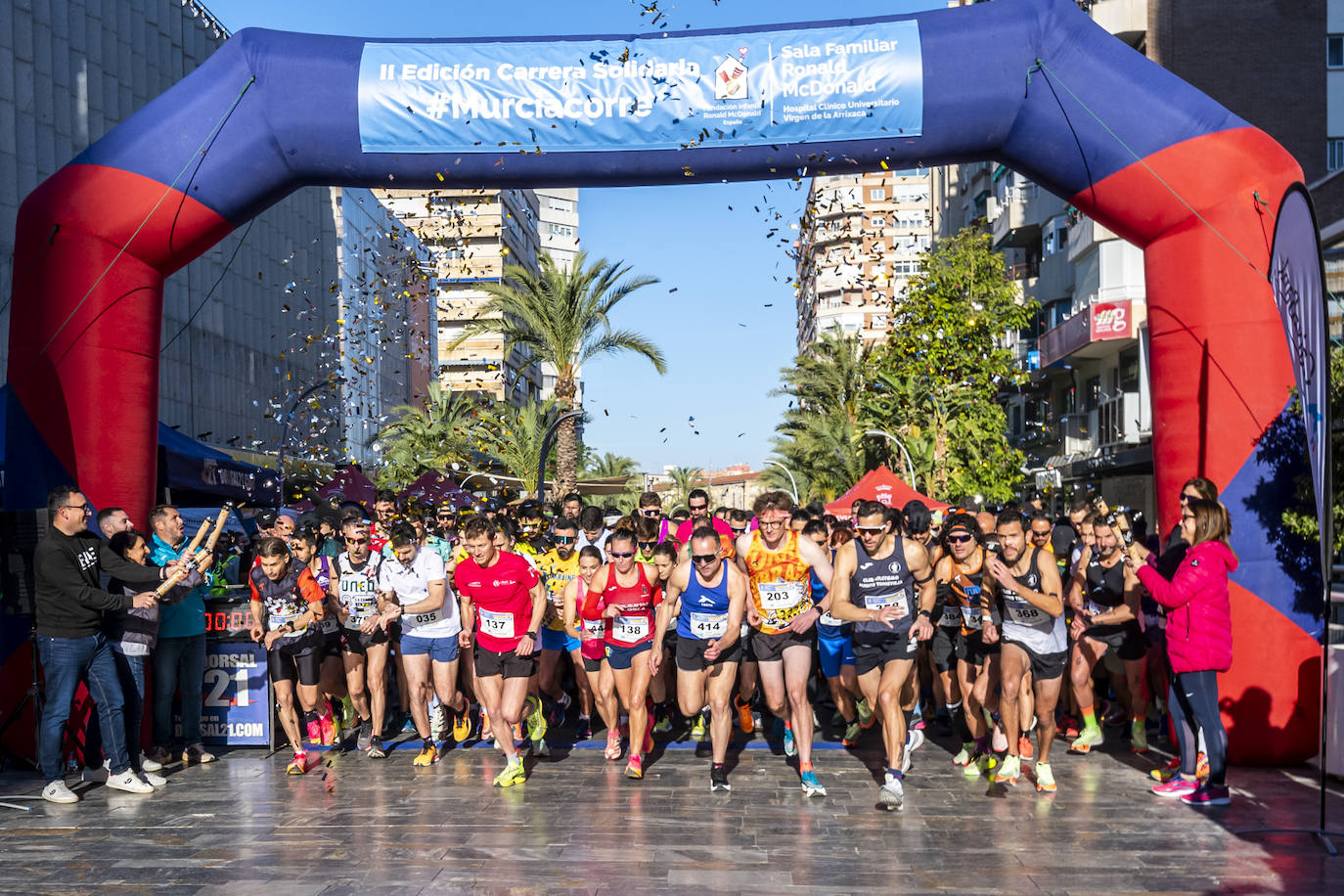 Marcha solidaria en Murcia