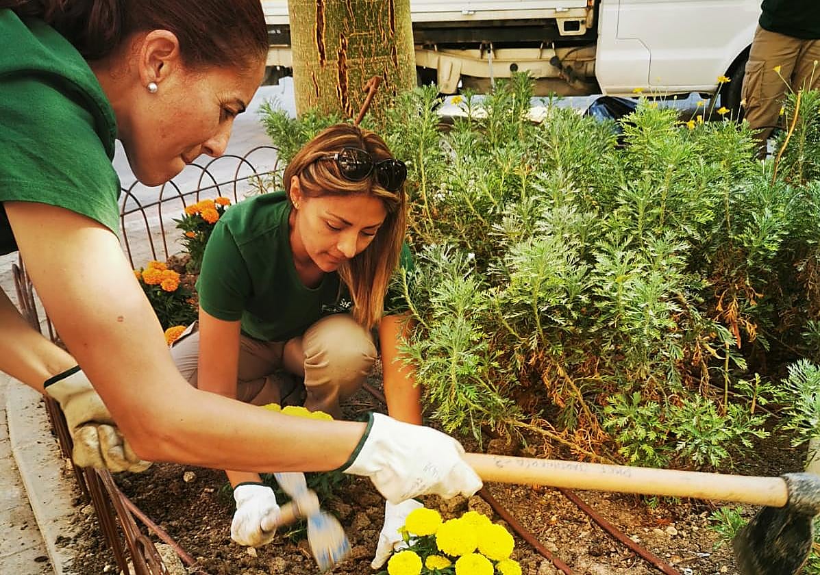 Alumnas durante su formación.