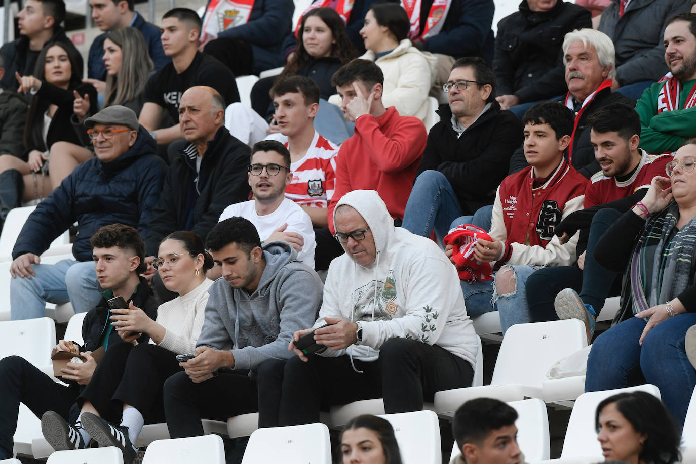 La victoria del Real Murcia frente al San Fernando, en imágenes