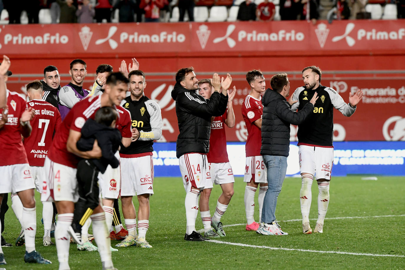 La victoria del Real Murcia frente al San Fernando, en imágenes