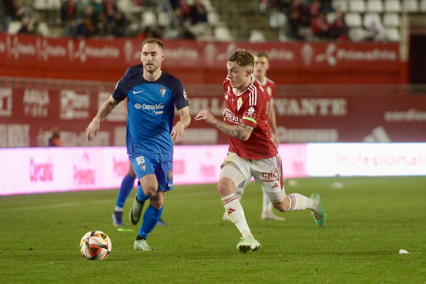 La victoria del Real Murcia frente al San Fernando, en imágenes