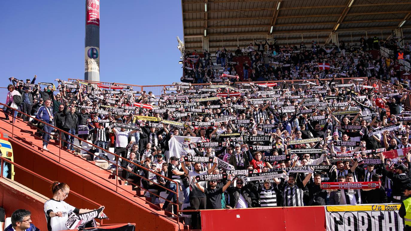 El empate del Cartagena frente al Albacete, en imágenes