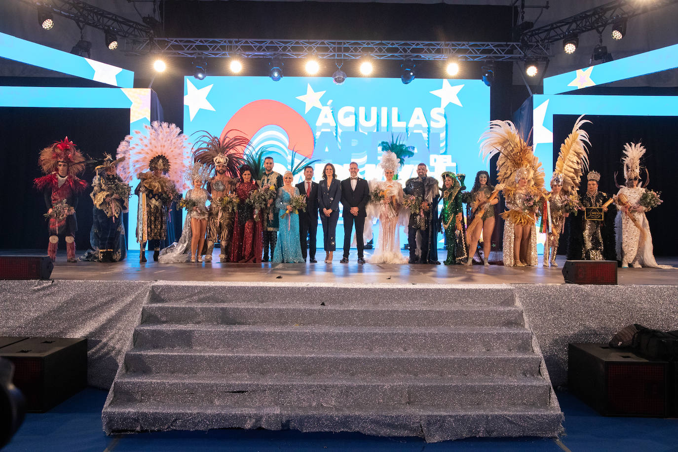 Gala de intercambio de poderes del Carnaval de Águilas, en imágenes