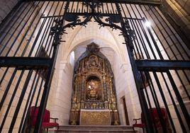 Capilla del Socorro o de los Dávalos, donde el regidor Ayanz recibió sepultura.