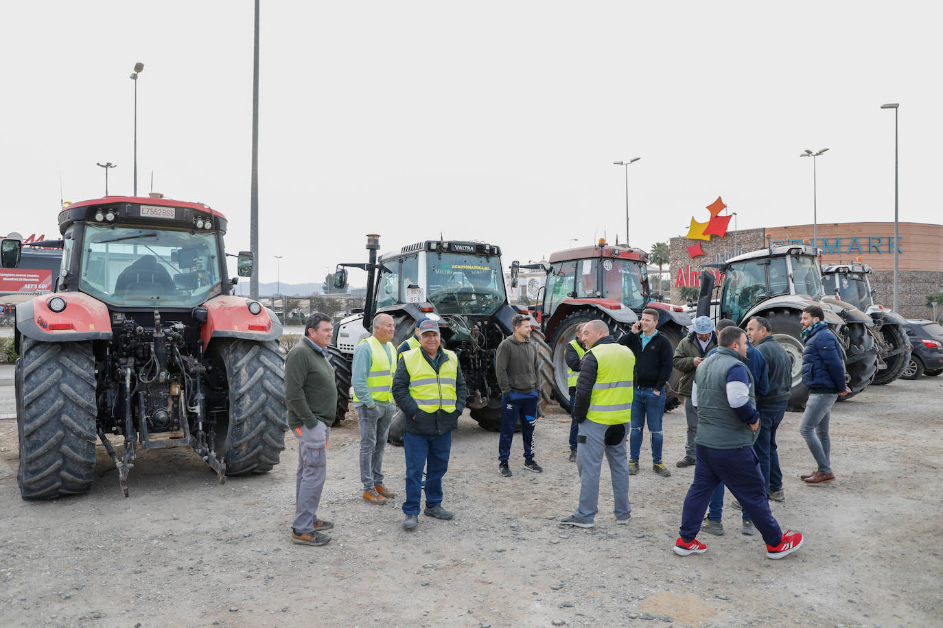 Las imágenes de la tractorada en Lorca